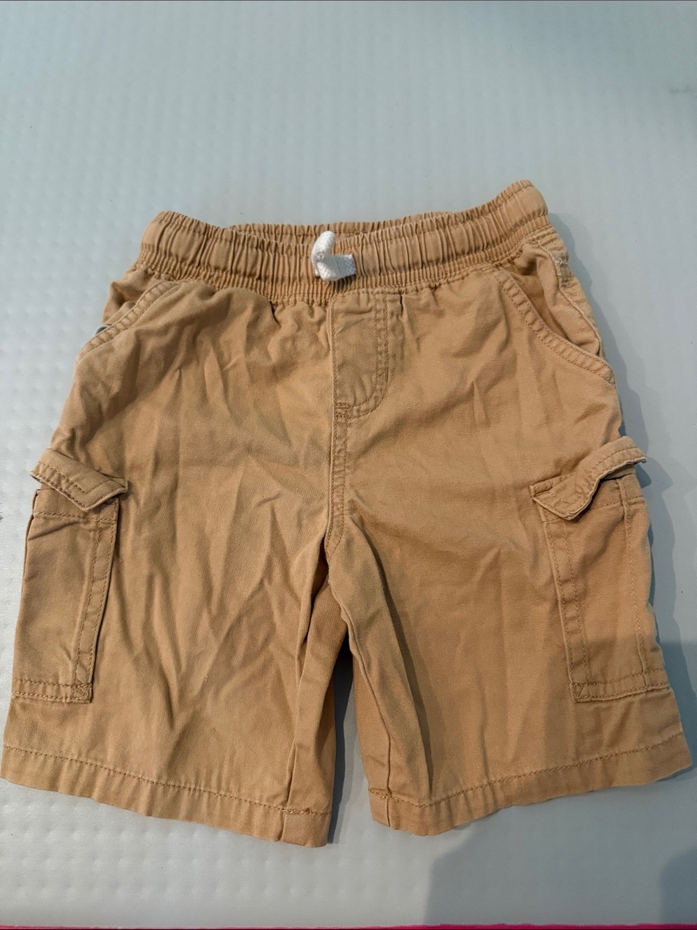 Kids Cargo Shorts in Tan